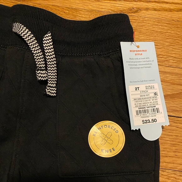 Toddler boys 2pk jogger pants 2T Cat & Jack - Picture 7 of 8